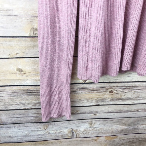 Madewell Ribbed Ruffle Sleeve Pullover Sweater L - Picture 3 of 8